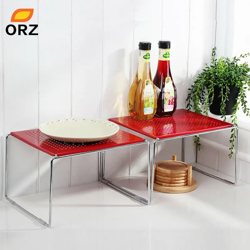 ORZ 2 шт./компл. Красный Железный одиночный шкаф полка многофункциональная