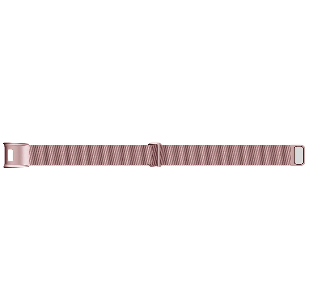 Rose pink Миланская Нержавеющая сталь ремешок для часов Магнитная Петля Хранитель Замена Набор инструментов для Garmin VIVOsmart HR 6J12 Прямая поставка - Цвет: Rose pink
