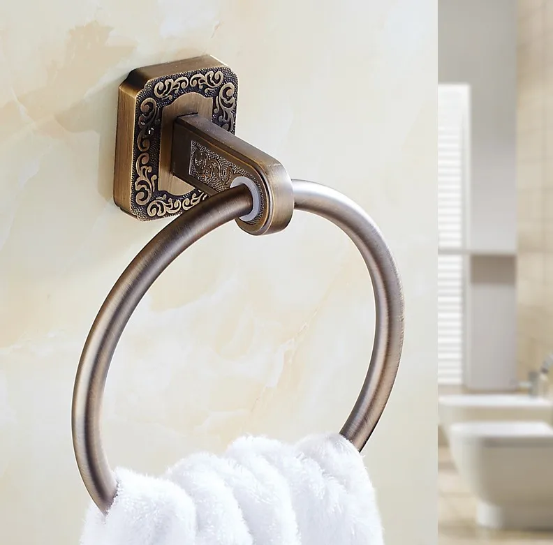 Новинка 2016 аксессуары для ванной комнаты кольцо полотенец в античном
