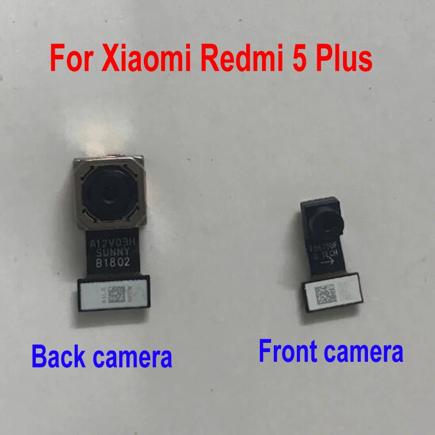 Оригинальный рабочий кабель для Xiaomi Redmi Note 5 фронтальная/Большая основная задняя