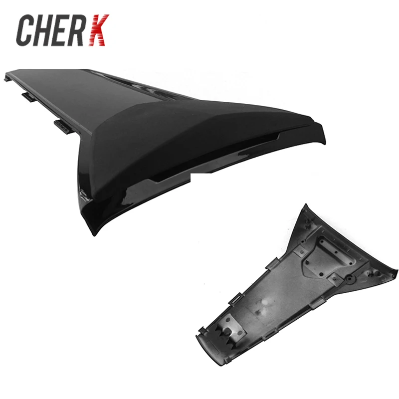 Черная Пластиковая Задняя часть заднего сиденья для мотоцикла Cherk обтекатель