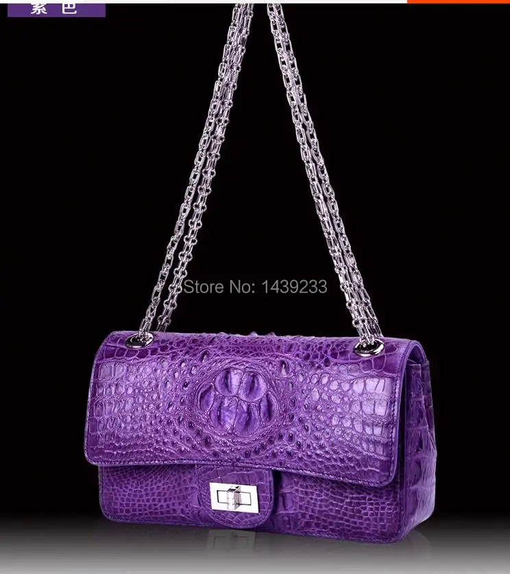 

Crocodile Skin Womens Genuine/Real Crocodile Leather Shoulder Bag Women , Alligator Skin Women Cross Body Handbag