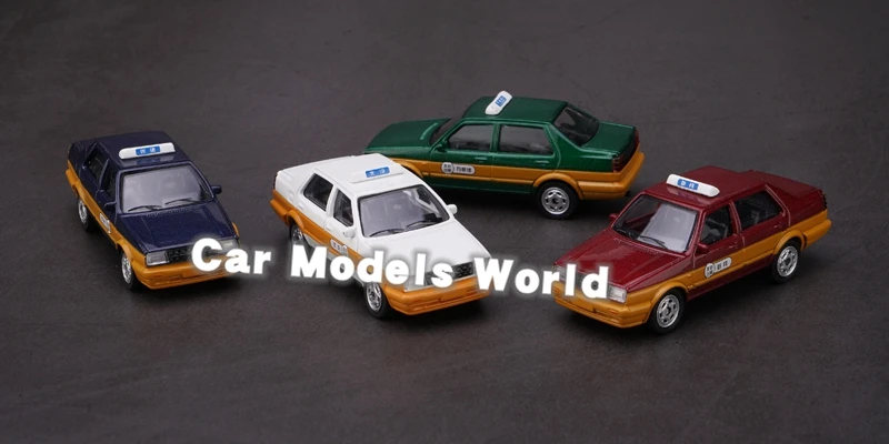 XCARTOYS Set of 4 pcs Toy Models Jetta Beijing Taxi Cars 7-8 cm (Metal &amp Plastic Parts) |