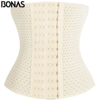 bonas body shaper slimming women breathable corset waist trainer belt lady postpartum shapewear shapewear slim solid plus size