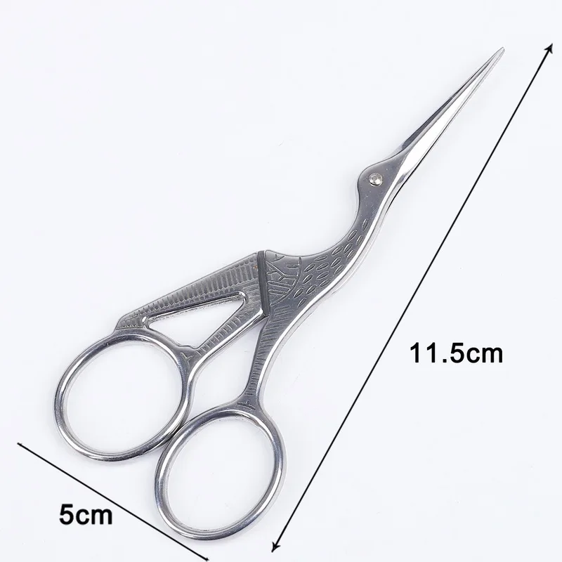 11.5cm Sliver Высокое качество Европейская вышивка крестиком Ретро Винтаж антикварные Швейные портновские ножницы ручной работы DIY Бытовая ткань отрезная Отделка Ножницы - Цвет: 11.5cm Sliver