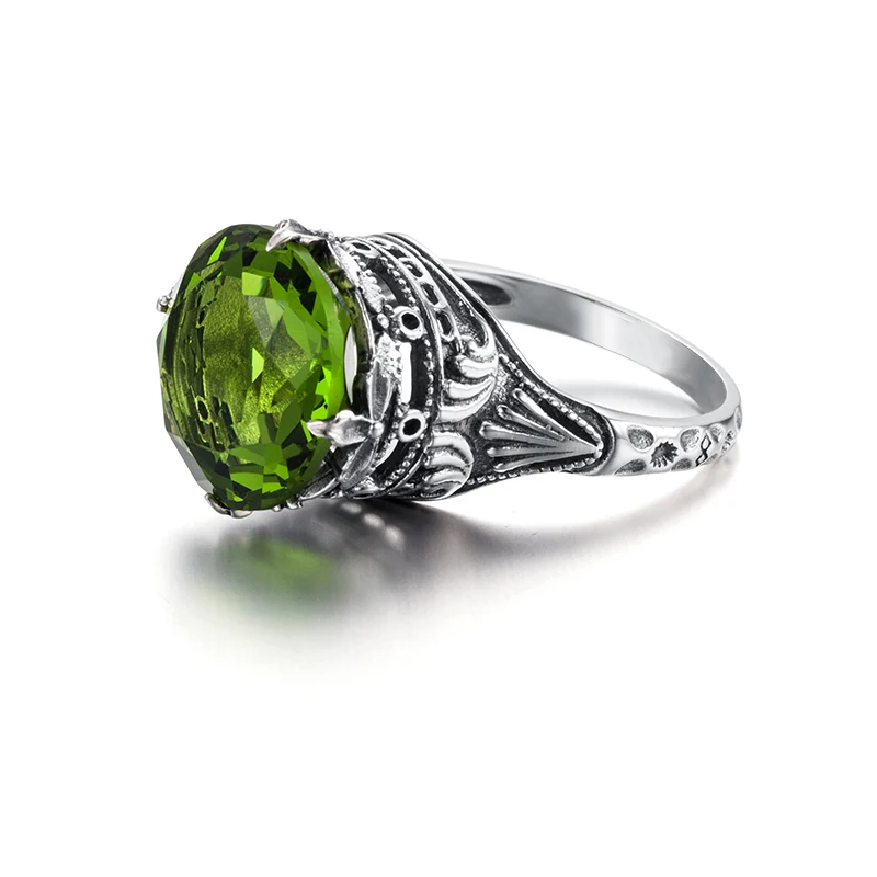 Victoria Стиль восстановление древних способов 1.2ct создан камень рождения Перидот