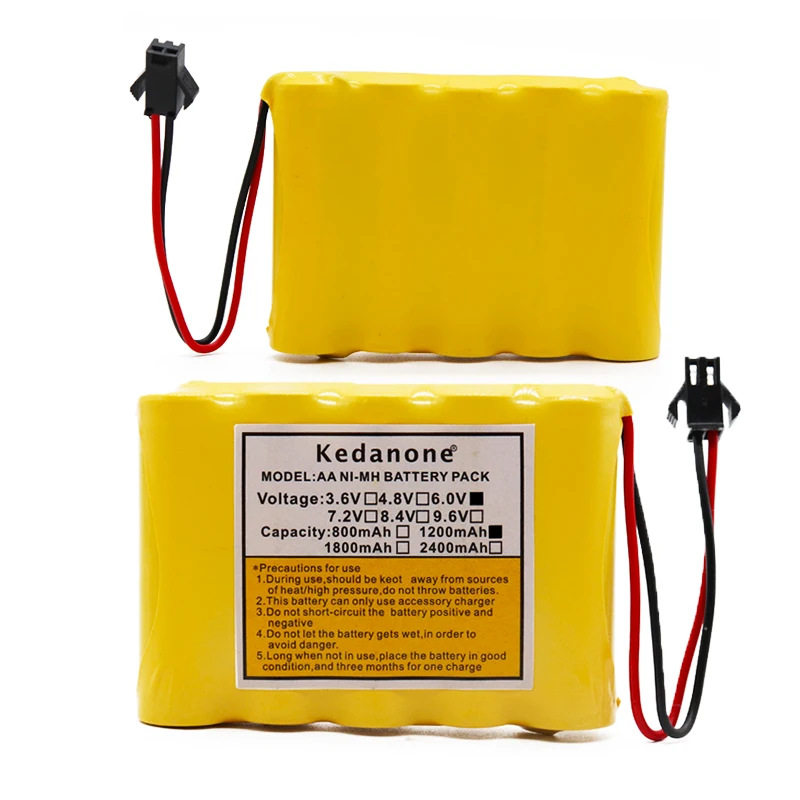 100% новая аккумуляторная батарея AA 6v 1200mAh Ni-MH Аккумуляторная для дистанционного