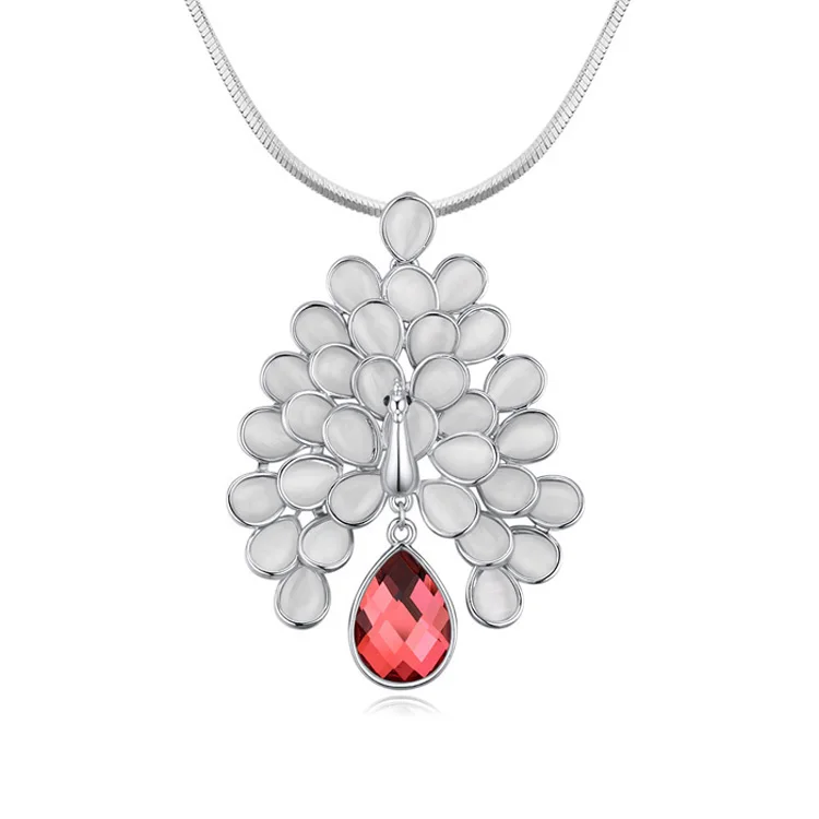 Роскошное модное женское длинное ожерелье с кристаллами от Swarovski ожерелья и