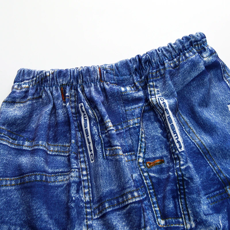 Faux Fur Girls Leggings Kids Pencil Pants Denim Toddlers Trousers Cotton Infant Baby for Children | Детская одежда и обувь
