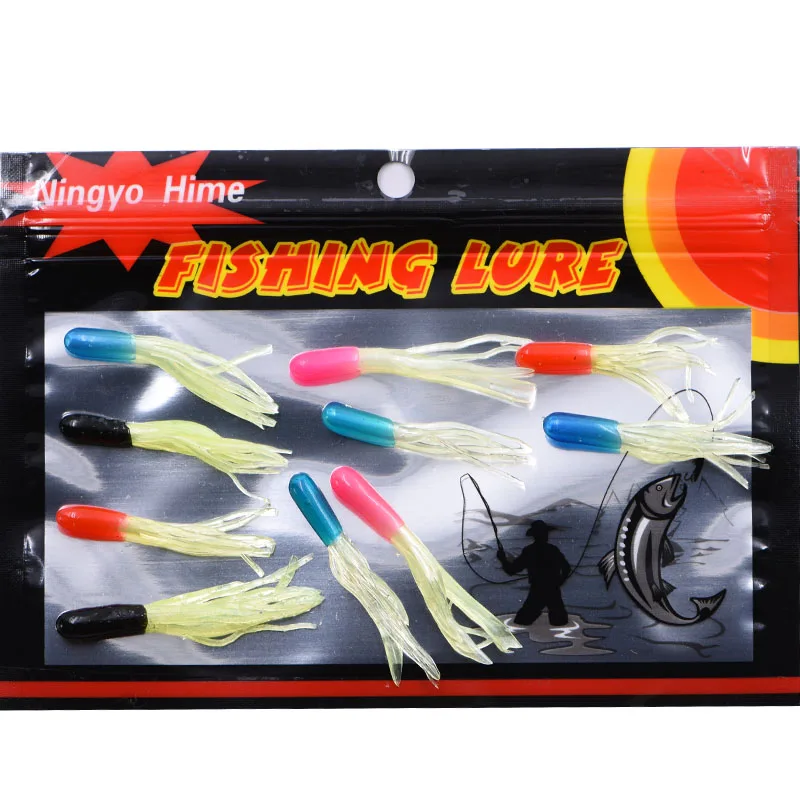 10 шт. мягкая рыболовная приманка 0 6 г 5 см|silicone bait|swim baitbait artificial |