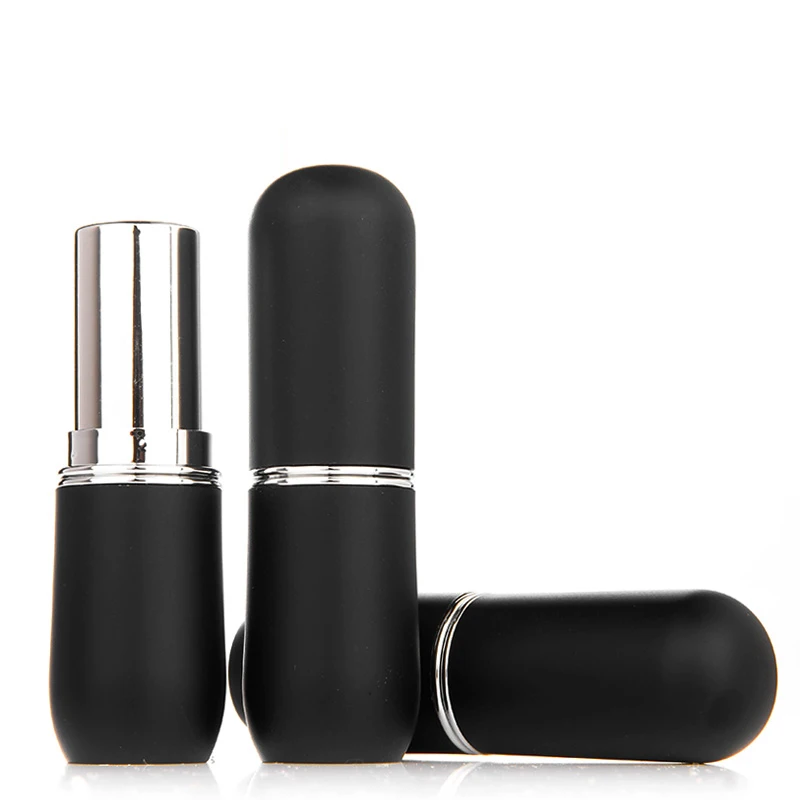 

10/20/50/100pcs PP 12.1mm DIY Black Lipstick Tubes Lip Balm Containers Empty Cosmetic Containers Lip Rouge Bottles Wholesales