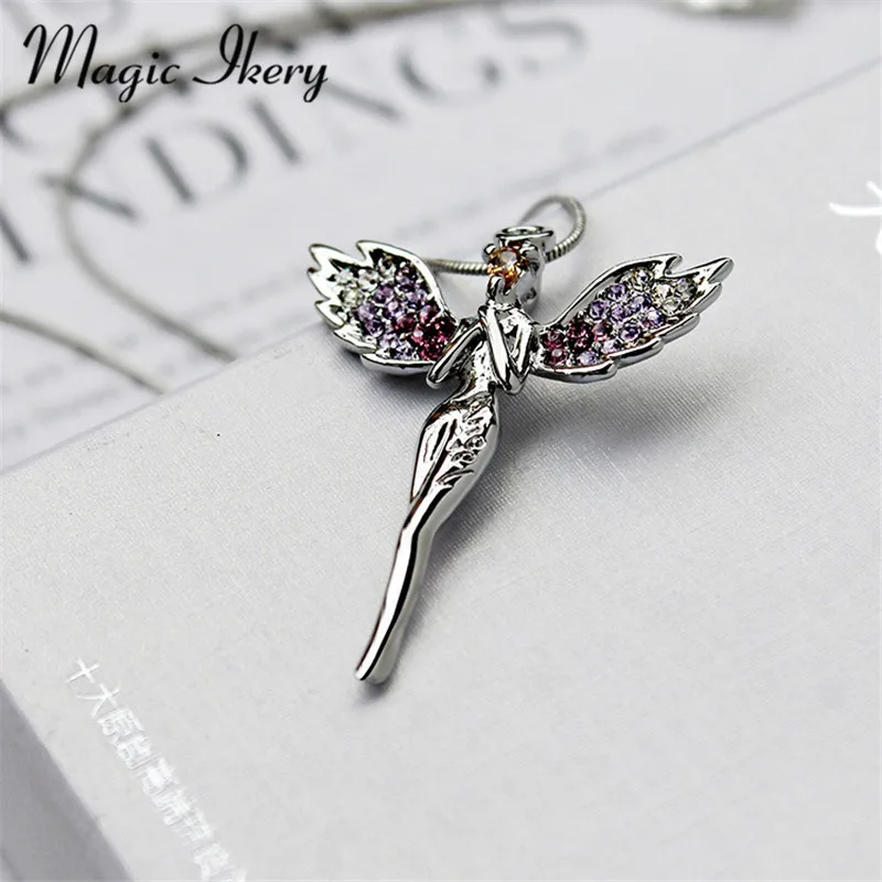 Женское ожерелье с ангельскими крыльями и перьями|designer jewelry|fashion jewelryjewelry design |