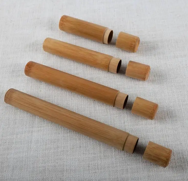 Sealed Tea Barrel Container Cylinder Portable Bamboo Tube Pot Caddy fast shipping SN1343 | Дом и сад