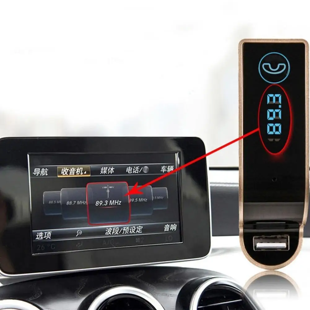 Bluetooth автомобильный комплект громкой связи fm-передатчик Радио MP3 плеер USB зарядное устройство