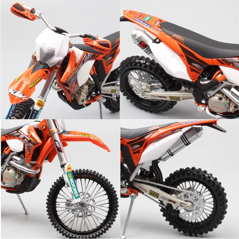 1/12 Automaxx мини KTM 350 EXC-F EXC литые под давлением модели грязи мотокросс эндуро велосипед и автомобиль миниатюрный мотоцикл игрушка для детей