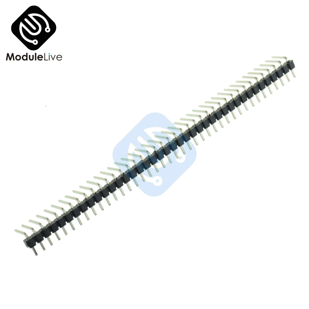 5 шт. шаг 2,54 мм 2x40 Pin 80 Pin Двухрядные Угловые штыревые Коннекторы