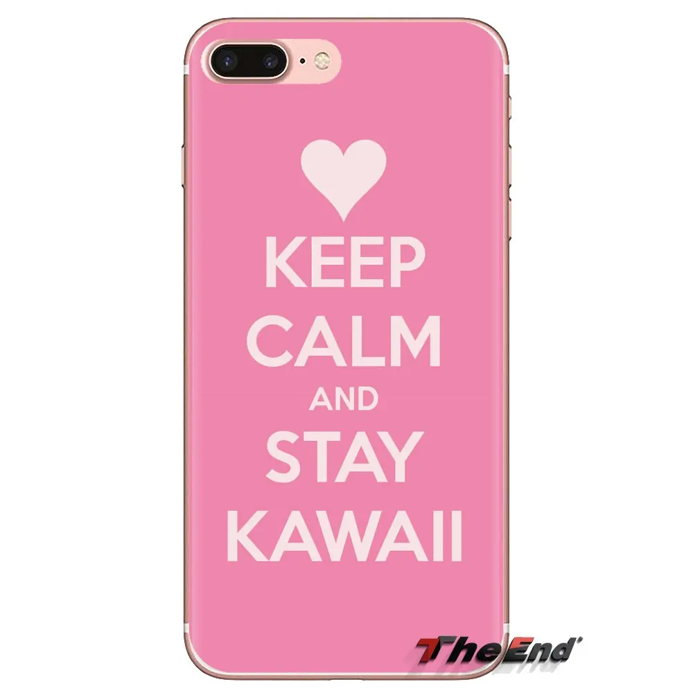 Чехлы для телефона Xiaomi Mi3 Samsung A10 A30 A40 A50 A60 A70 Galaxy S2 Note 2 Grand Core Prime Keep Calm And Be Kawaii Pink |