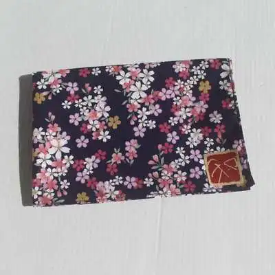 Men Women Children handkerchief furoshiki cotton /Japanese style sakura printed 35cm/Many uses - Цвет: 10