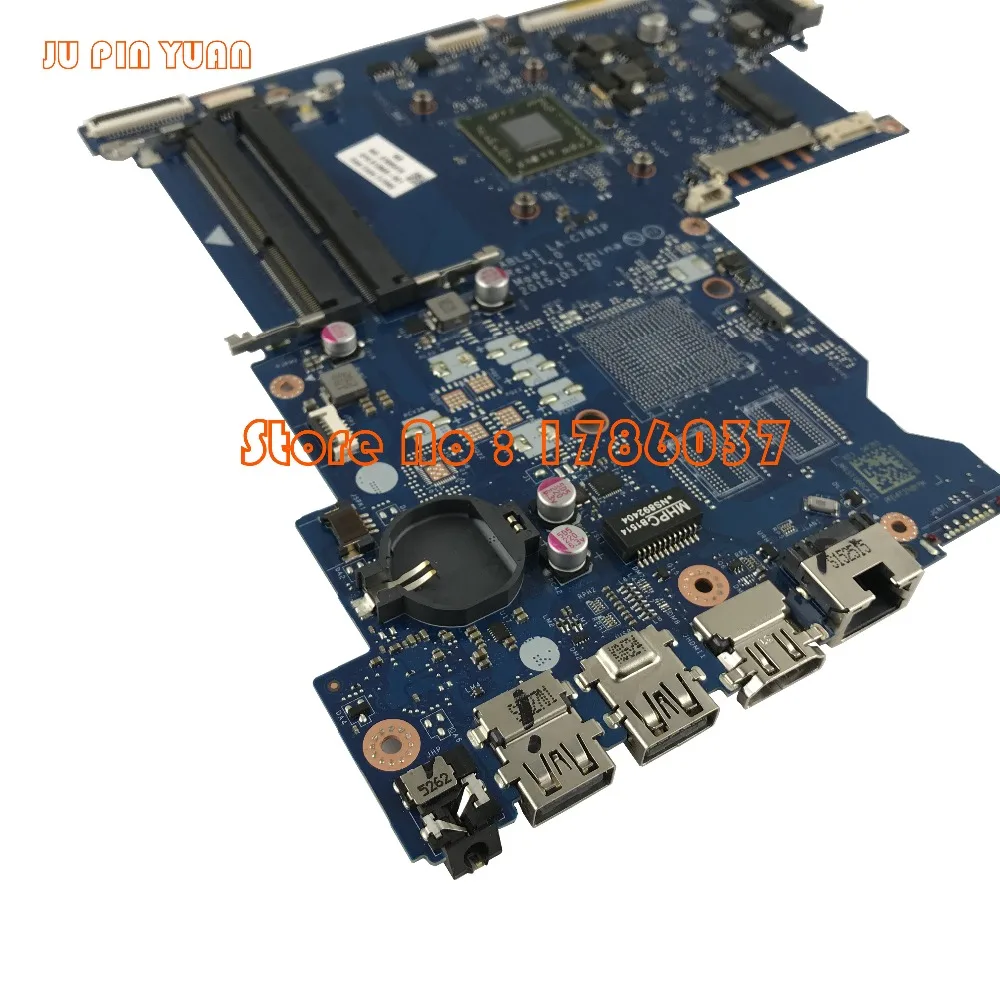 Ju pin yuan 813969-001 813969-501 ABL51 LA-C781P для hp Тетрадь 15-AF Серия материнских плат A8-7410 полностью протестирована