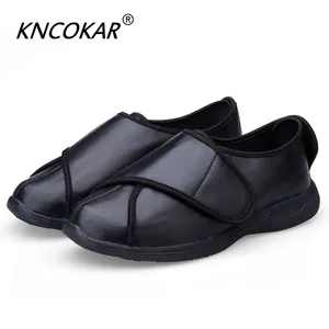 KNCOKAR Feet fat Feet Wide Shoes Men And Women Spring And Autumn Single Shoes Edema Shoes Diabetes F in USA (United States)