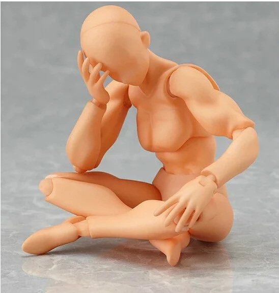 Экшн фигурка Archetype He She Figma подвижные 14 5 см хорошая Коллекционная игрушечная