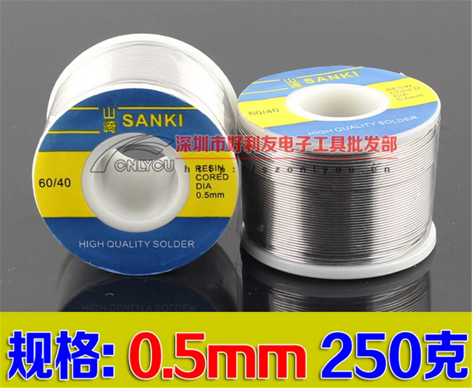 Япония SANKI сварки Железная проволока катушка 250 г 2.0% 0 5 мм 60/40 45FT Tin Lead линия Розин