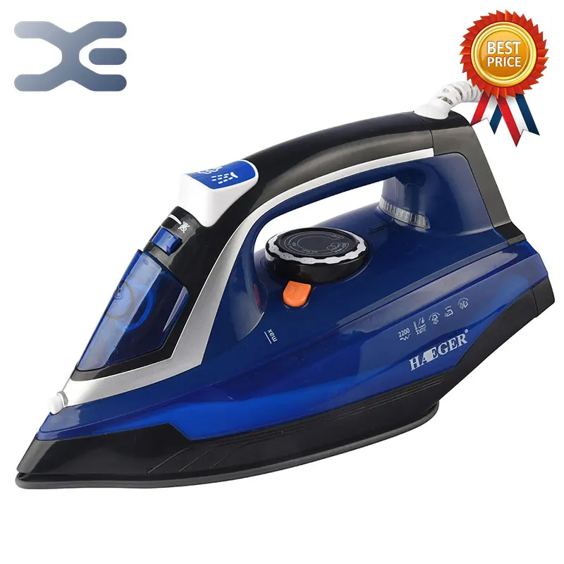 2200W Handheld Portable Electric Steam Iron For Clothes High Quality Ceramic Soleplate HG-1237