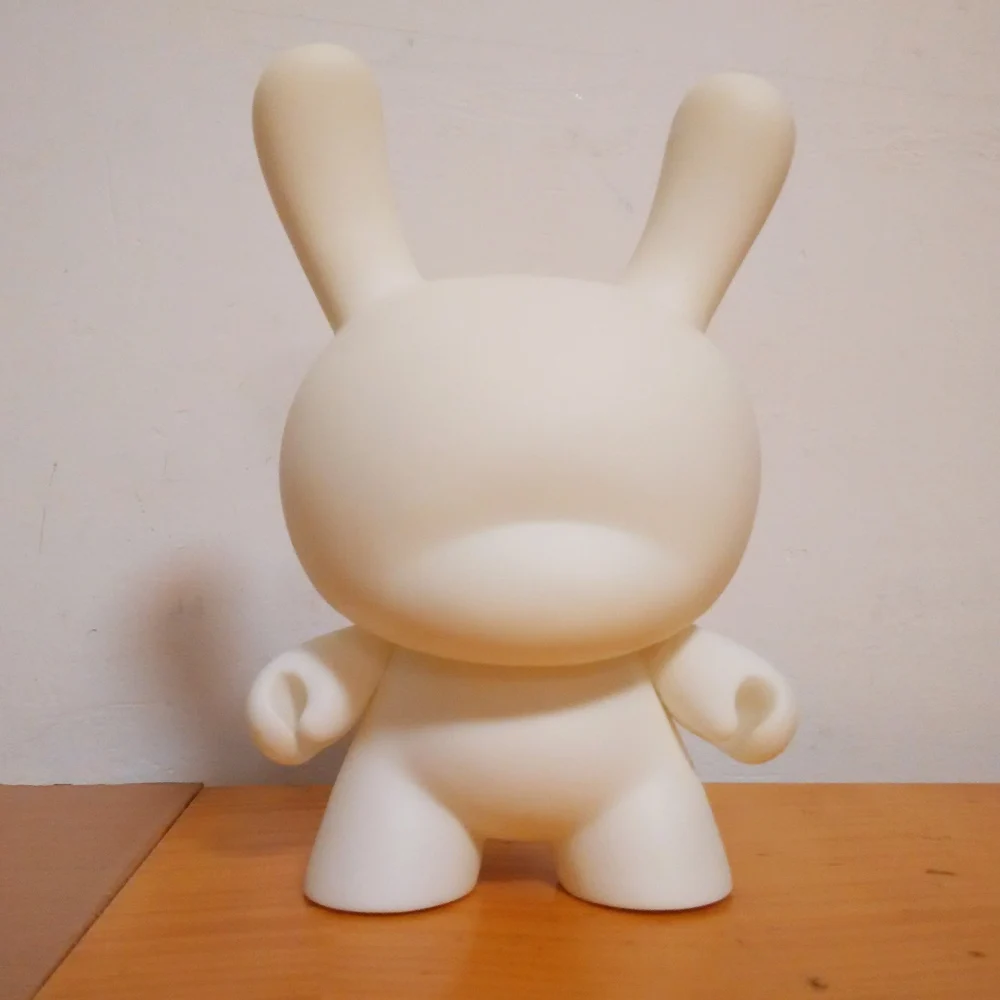 8 дюймовый Kidrobot Dunny DIY Краска Vinly модные игрушки белого цвета с полипропиленовым