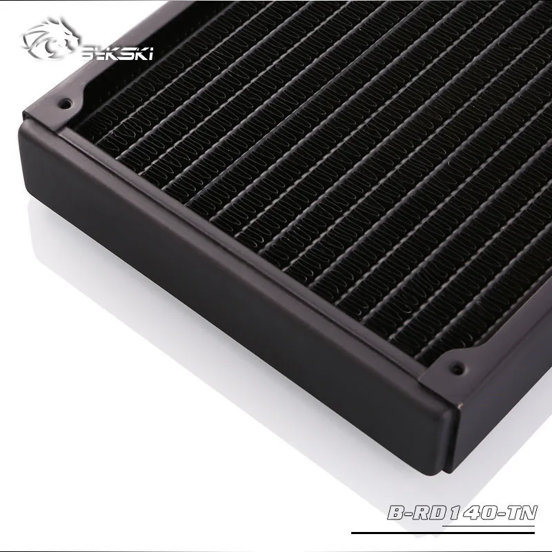 Bykski B-RD140/280/420-TN Медь+ водные магистрали из Желтой меди с радиатор охлаждения 140/280/420 мм черный 28 мм Толщина для 140mm вентилятор