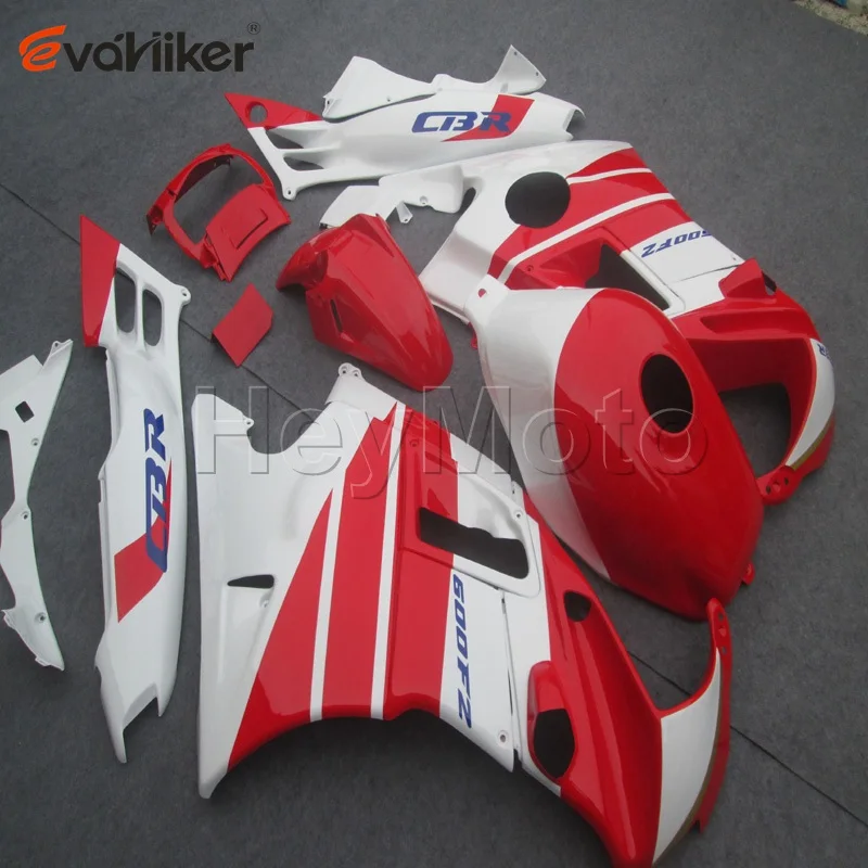 ABS Комплект пластиковых деталей кузова для CBR600F2 1991 1992 1993 1994 CBR600 F2 Красный Белый