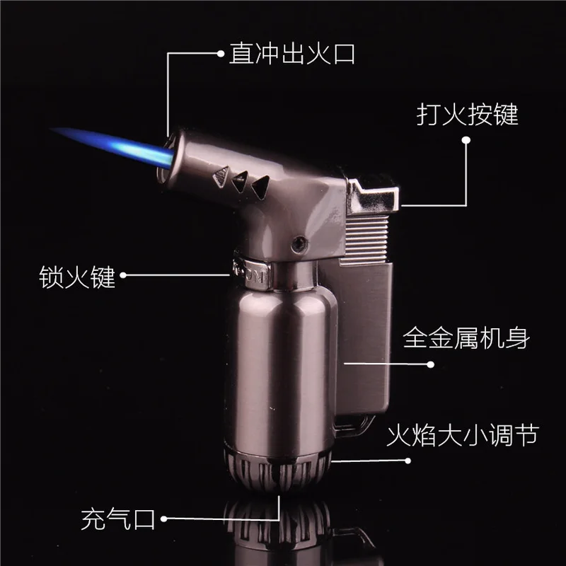Популярная зажигалка ветрозащитная с бензиновым огнем распылитель
