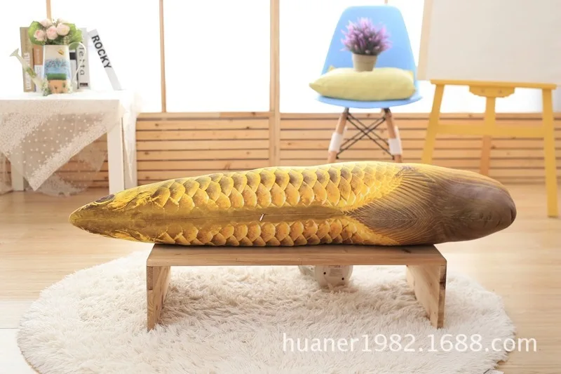 Simulation of Arowana pillow dragon fish plush toy doll creative large sleeping send friends gifts | Игрушки и хобби