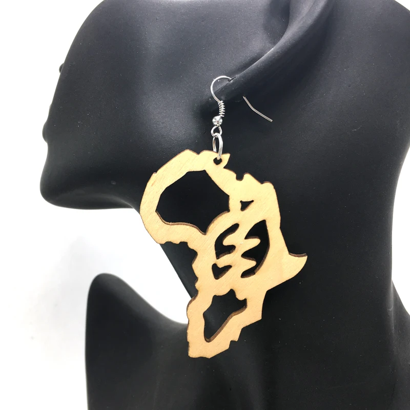 Бесплатная доставка! Африканские деревянные серьги Gye Nyame|wooden earrings|gye nyameearrings free