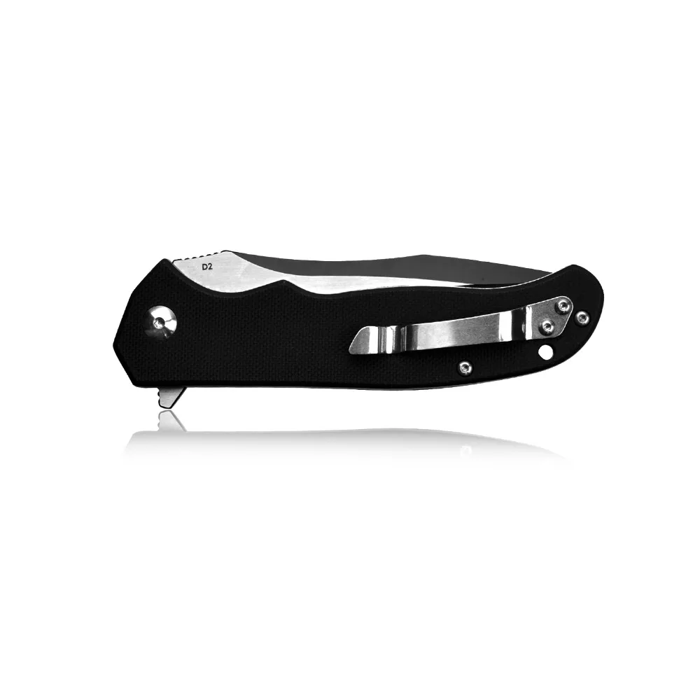 KUBEY KU162 G10 Ручка EDC карманный нож с точкой падения D2 лезвие мяч баринг Открытый Тактический Кемпинг выживания складные ножи