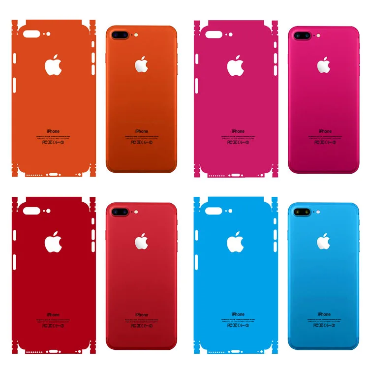 500 шт./лот для iPhone 5S 6 6splus задняя пленка 3D полное покрытие наклейка телефона iphone 7 Plus