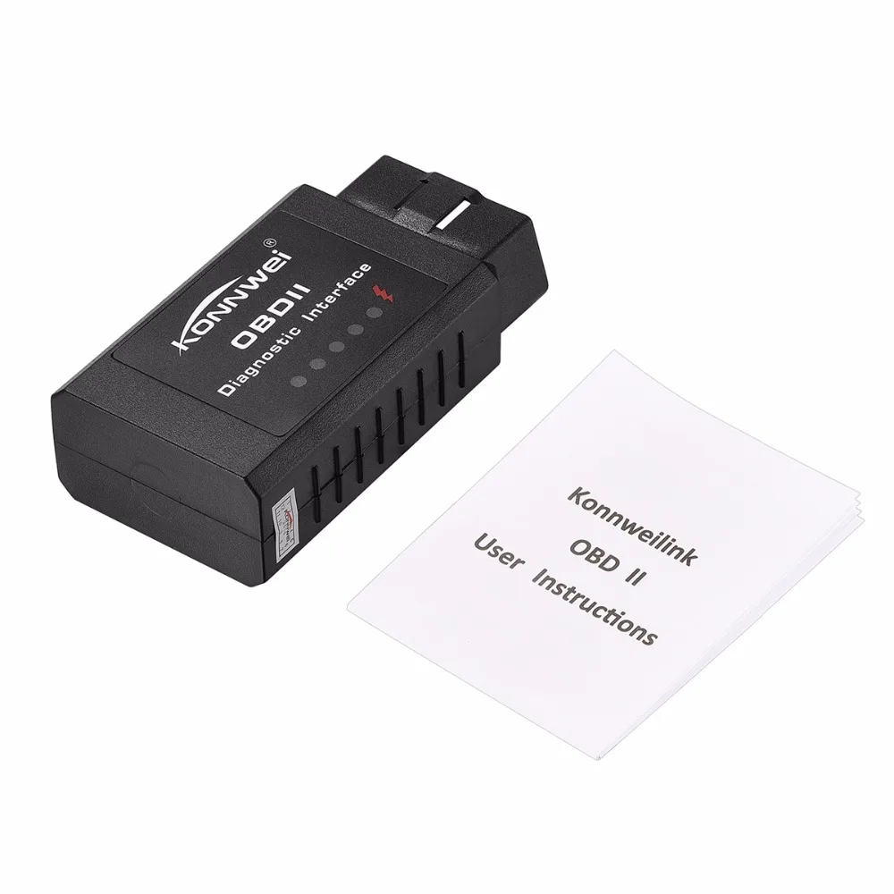 KONNWEI KW910 ELM327 Bluetooth OBD2 считыватель кодов двигателя сканер автомобильный