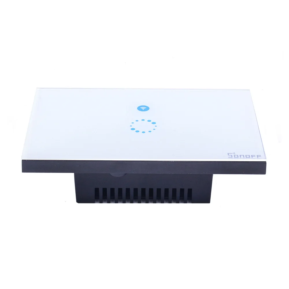 Sonoff Touch US EU Plug настенный Wifi выключатель света стеклянная панель сенсорный