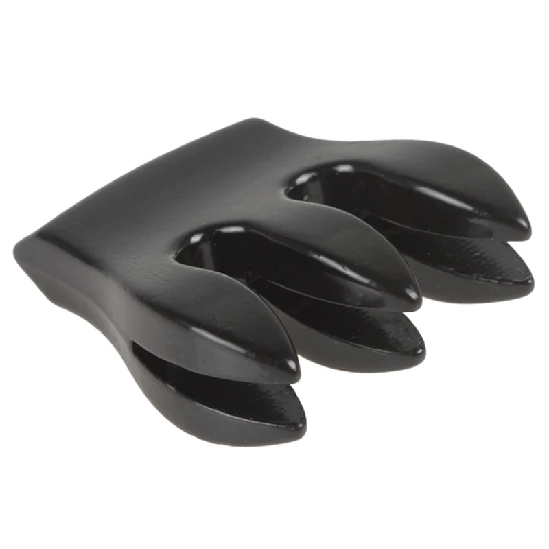 Высококачественные Аксессуары для скрипки 3 зубца Металлическая черная скрипка