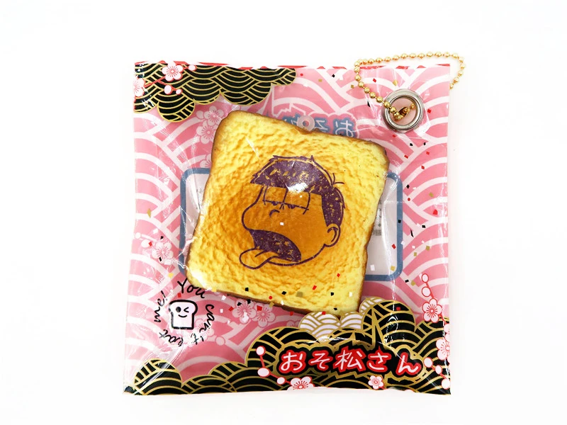 Osomatsu-san toast, 3 стиля, оригинальная упаковка, японские Мультяшные продукты, хлеб мягкий и легко сдавливаемый предмет