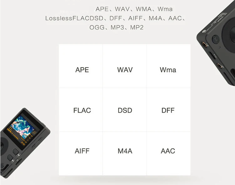 Бренд Aigo EROS Q, высокое качество, DSD64, Bluetooth 4,0, Портативное аудио, без потерь, Hifi, музыкальный плеер, USB DAC, поддержка OTG+ 16G, TF карта