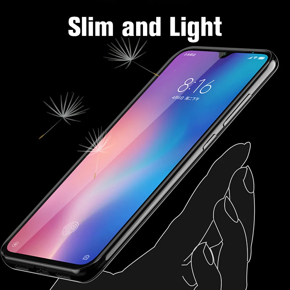 Покрытие чехол для телефона Xiaomi mi 9 прозрачный SE мягкий тонкий TPU Xiao K20 Pro