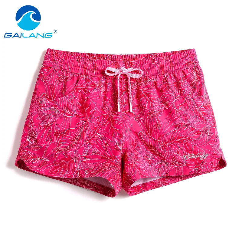 

Gailang Brand Women Shorts Quick Drying Swimwear Swimsuits Woman Shorts Bottom Plus Size XL Boardshort Boxer Trunk Shorts