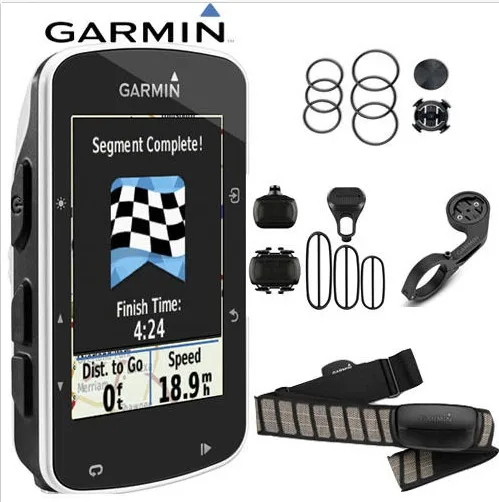 Bundle Garmin edge 520 велокомпьютер+ спиэнд и Каденс+ HRM - Цвет: Bundle