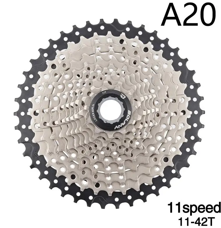 11speed 11-42T BOLANY MTB кассета 8 S/9 S/10 S/11 S/12 S 11-25 28 32 40 42 46 50 52T звездочки свободного хода широкий коэффициент горный велосипед аксессуары - Цвет: 11speed 11-42T