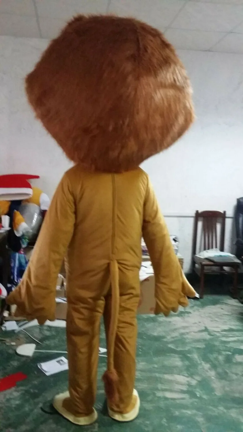 New Adult Foam Cute Lion King Party Mascot Costume Christmas Fancy Dress Halloween Girl Free Ship | Тематическая одежда и