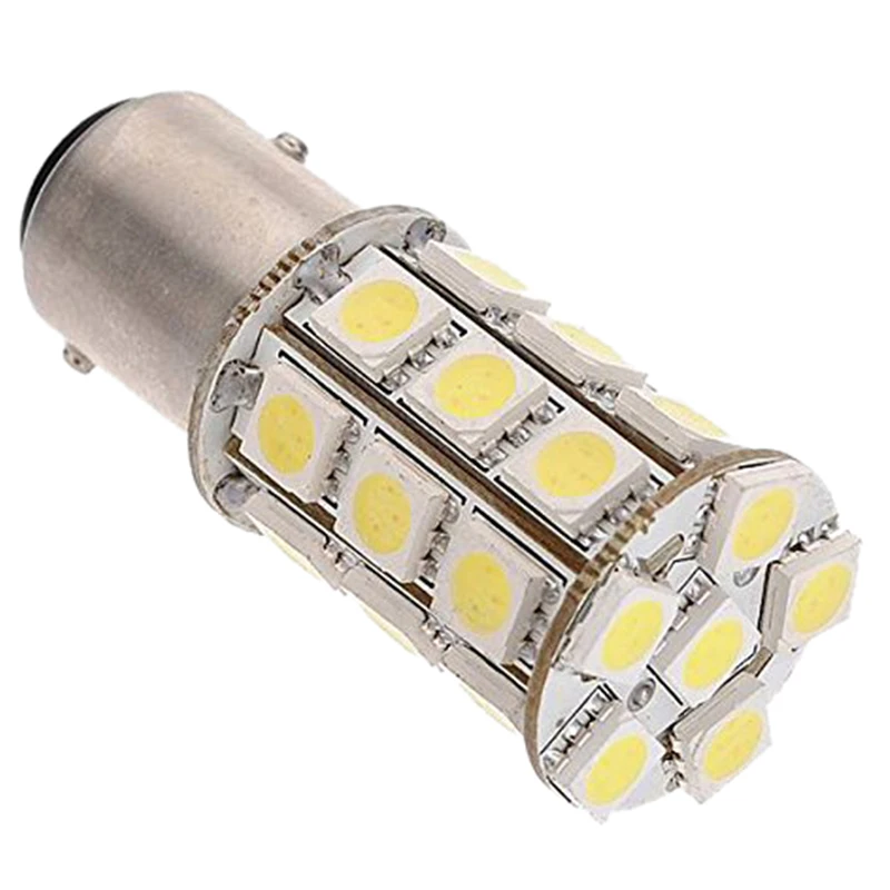 2x1157-T25 BAY15D P21 / 5W 27 SMD5050 12V Светодиодный светильник белый | Автомобили и мотоциклы