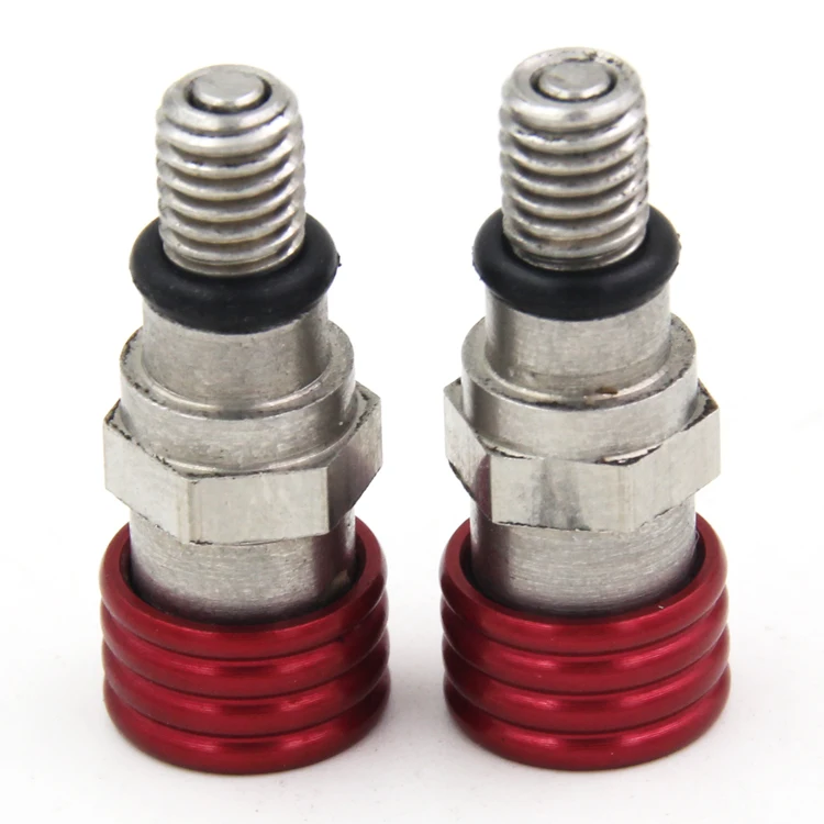 M5* 0,8 мм клапан спуска воздуха Air винт клапана вилка для HONDA YAMAHA SUZUKI KAWASAKI KTM EXC SX XC XCF XCW XCFW 150 250 450 530 - Цвет: Красный