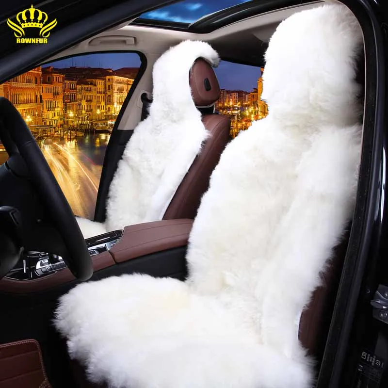 Чехлы автомобильные на сиденья 1 шт. 100% Австралийская Овчина авточехол накидка