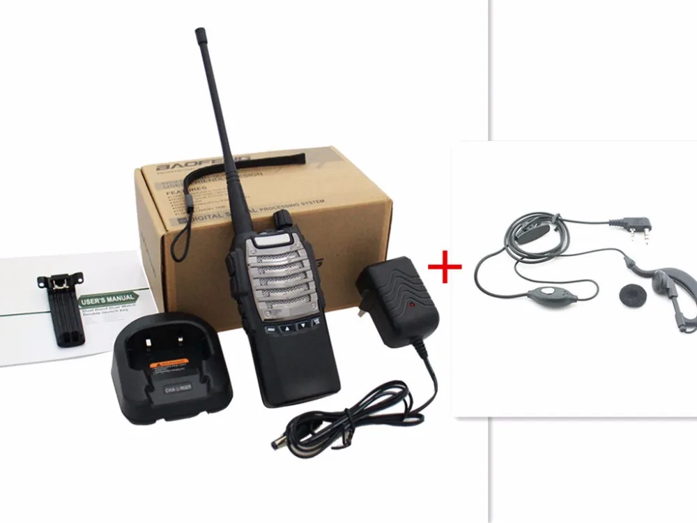 2016 Baofeng UV 8D UV8D рация UHF 400 480 МГц 5 Вт 99CH удобный охотничий радиоприемник с головным