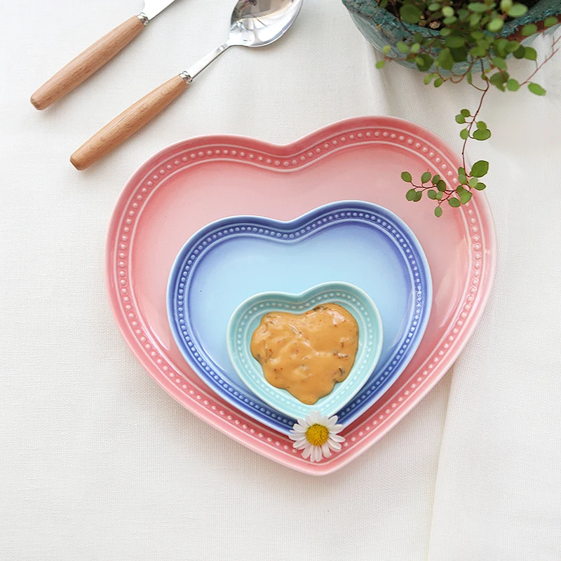 Градиент цвета конфеты творческий посуда керамическая западной блюдо